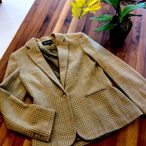 Women’s Lauren by Ralph Lauren Houndstooth Blazer